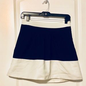 The Limited, Black and White Flared Skirt